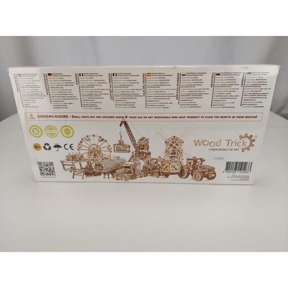 Wood Trick Mechanical 3D Puzzle DIY Treasure Box With Swarovski Crystals - Picture 2 of 5